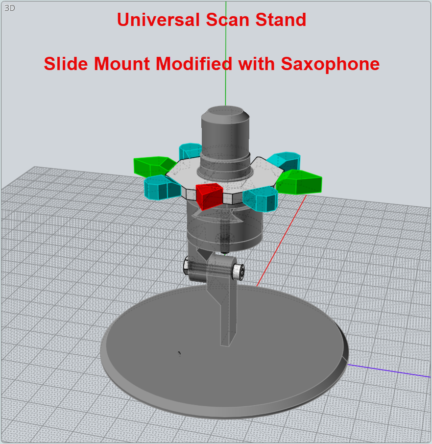 Saxophone Slide-In Mount (Vertical)