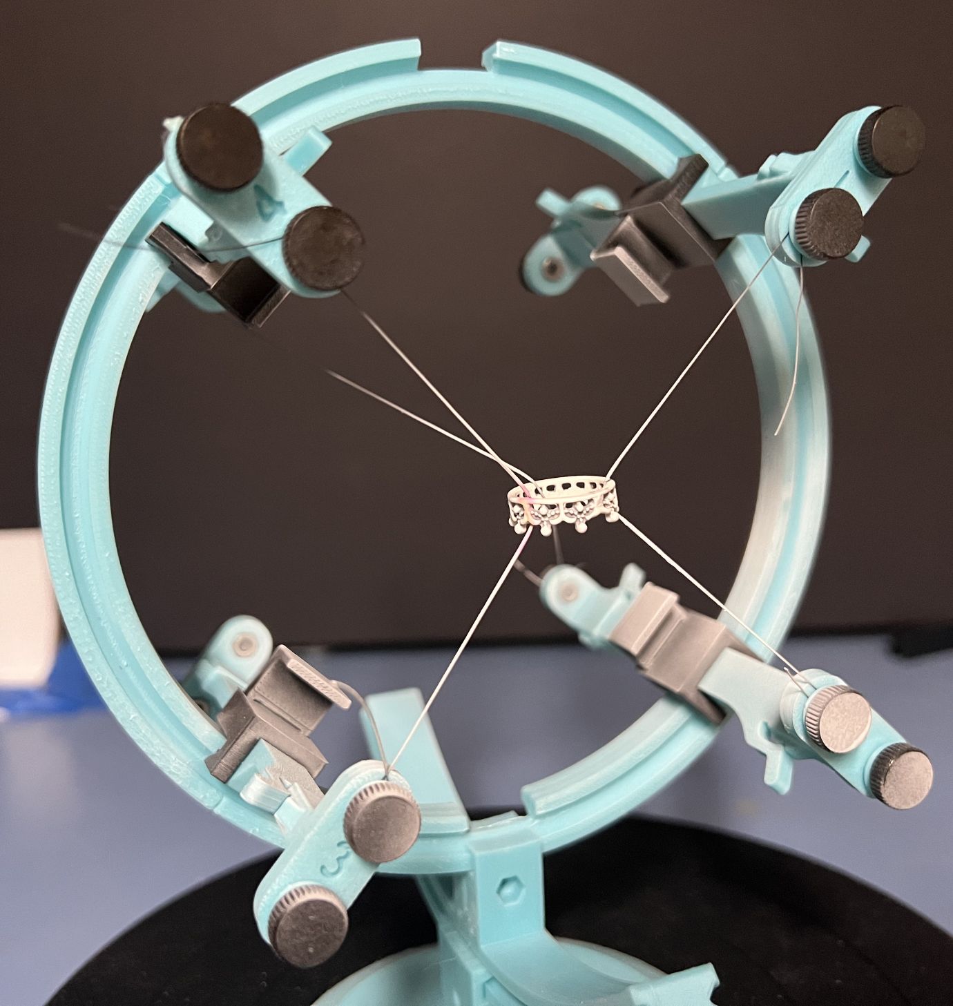 Rigging Sprayed with Ring