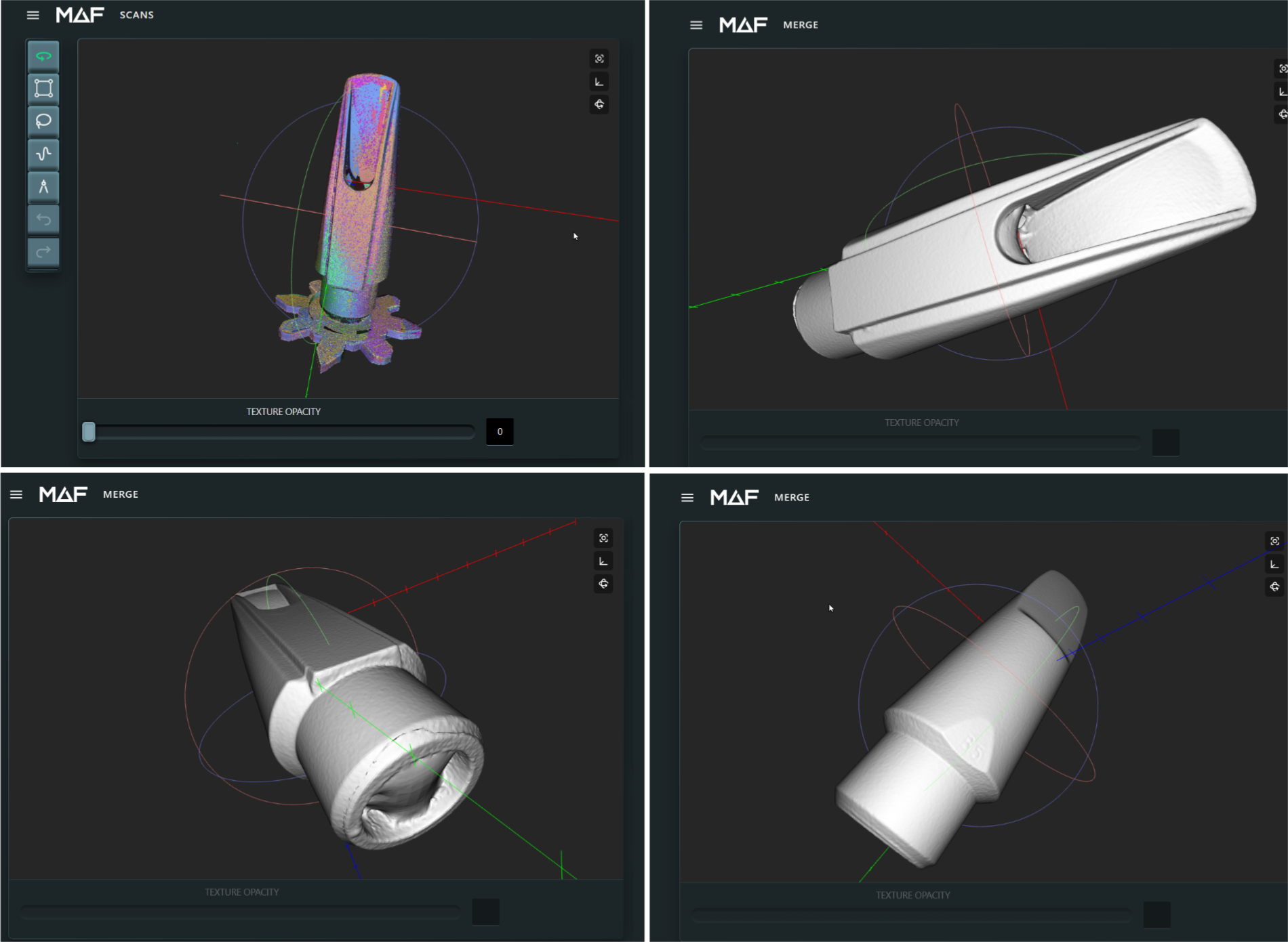 B5 Scan with Reference Object Mounts