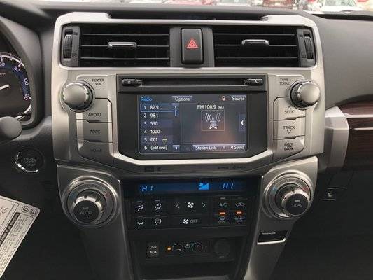 Actual radio of my 4runner limited 2019