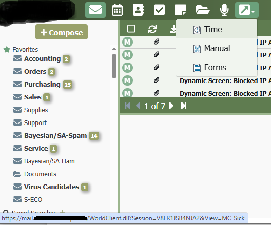 Pro Theme with buttons and visible link