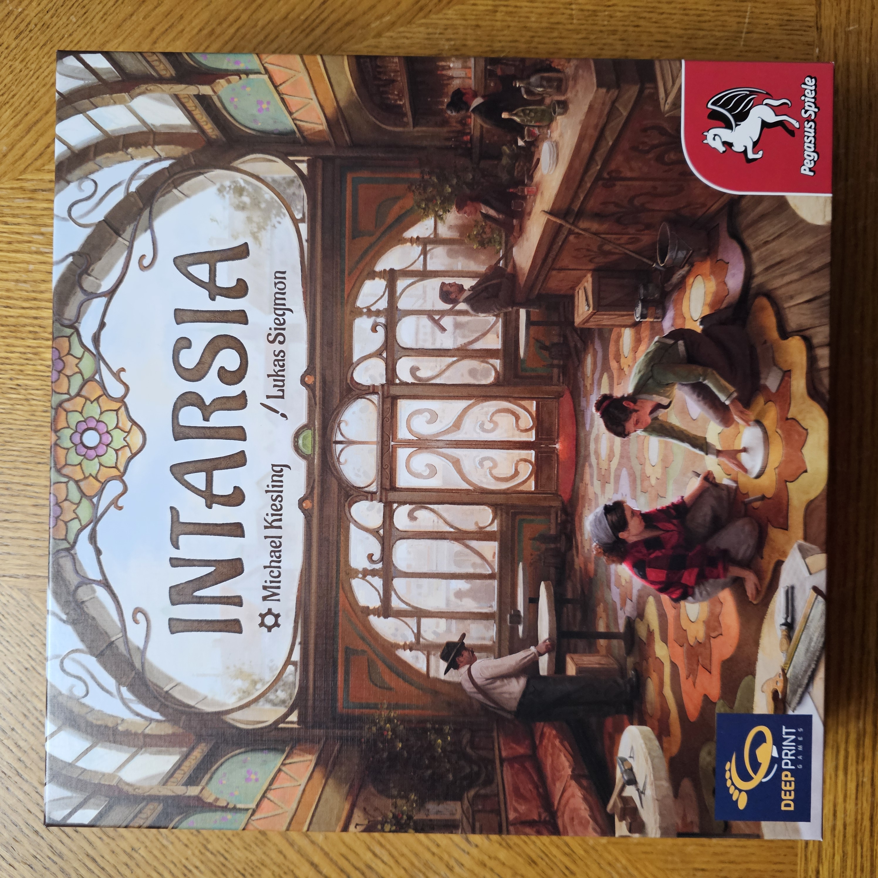 Box cover for Intarsia