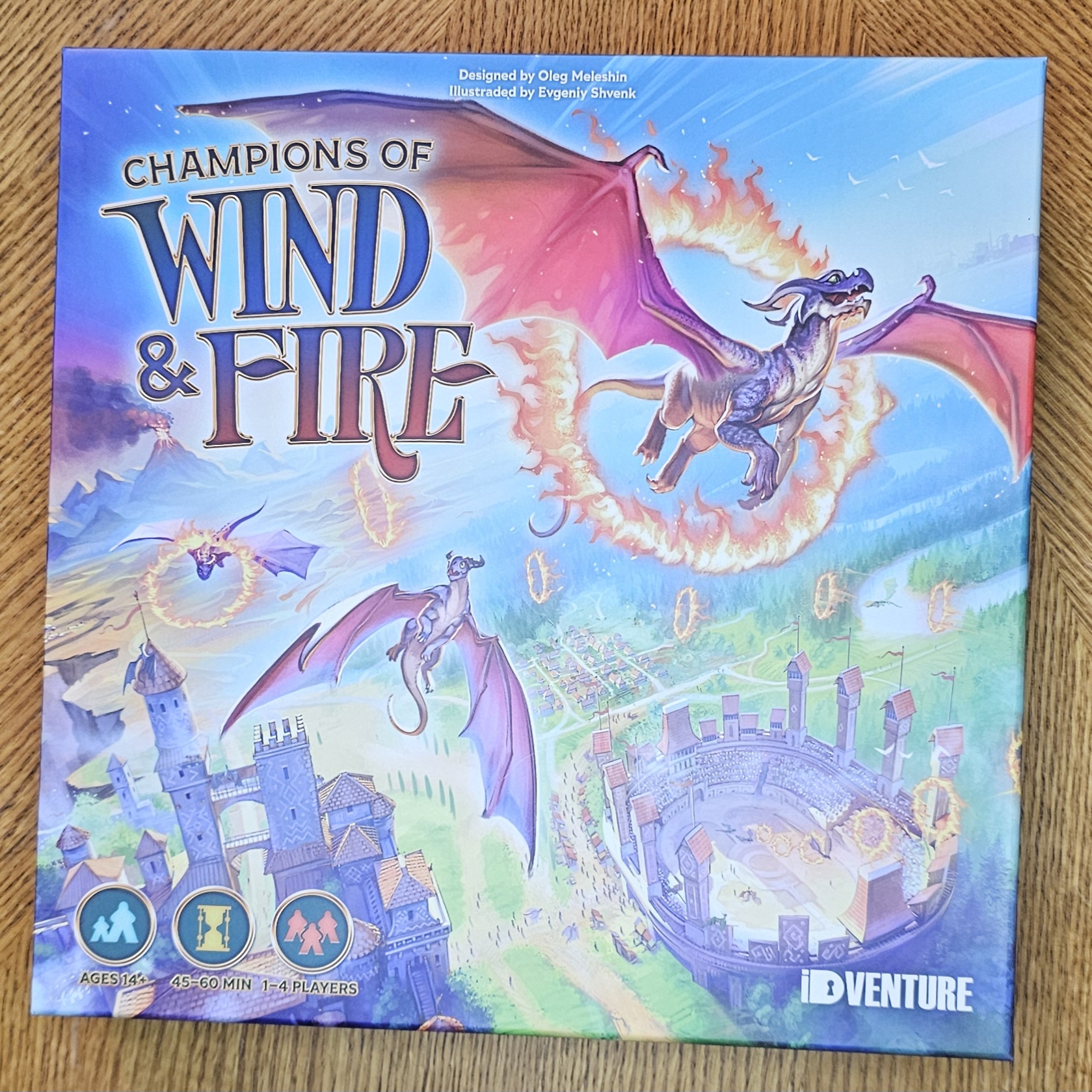 Cover for Champions of Wind & Fire w / 5th player and KS Mini-expansions