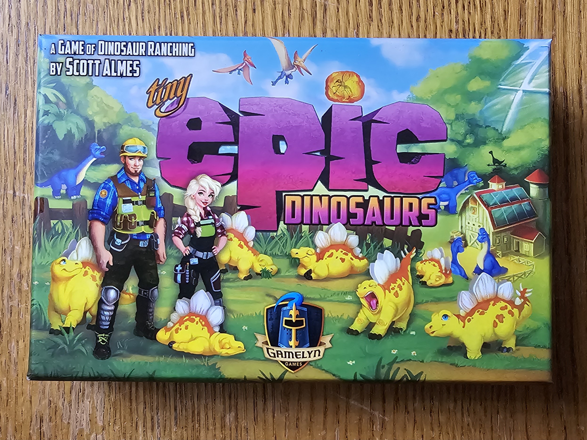 Box cover for Tiny Epic Dinosaurs