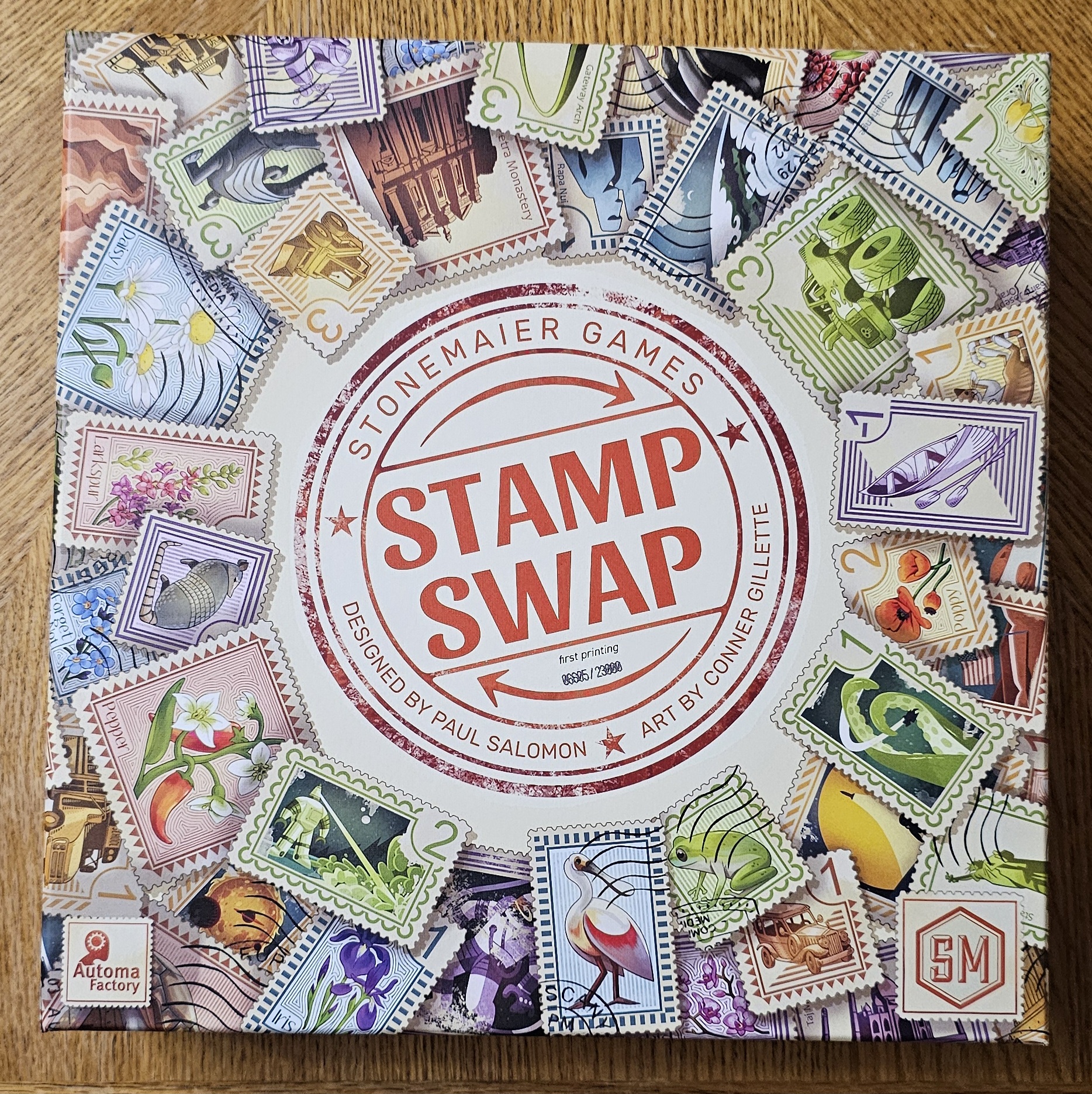 Box cover for Stamp Swap