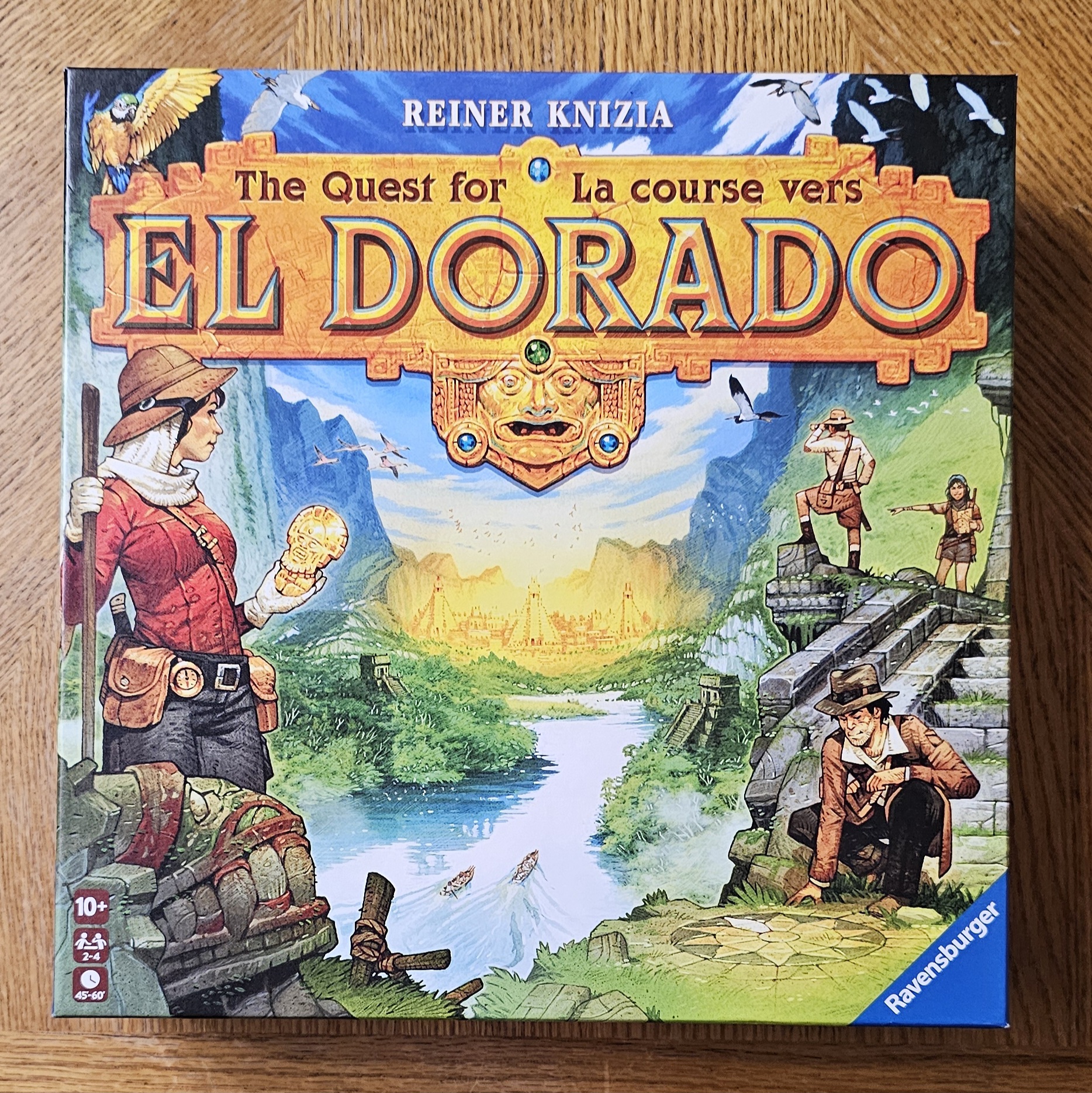 Box cover for the Quest For El Dorado (2023 edition)