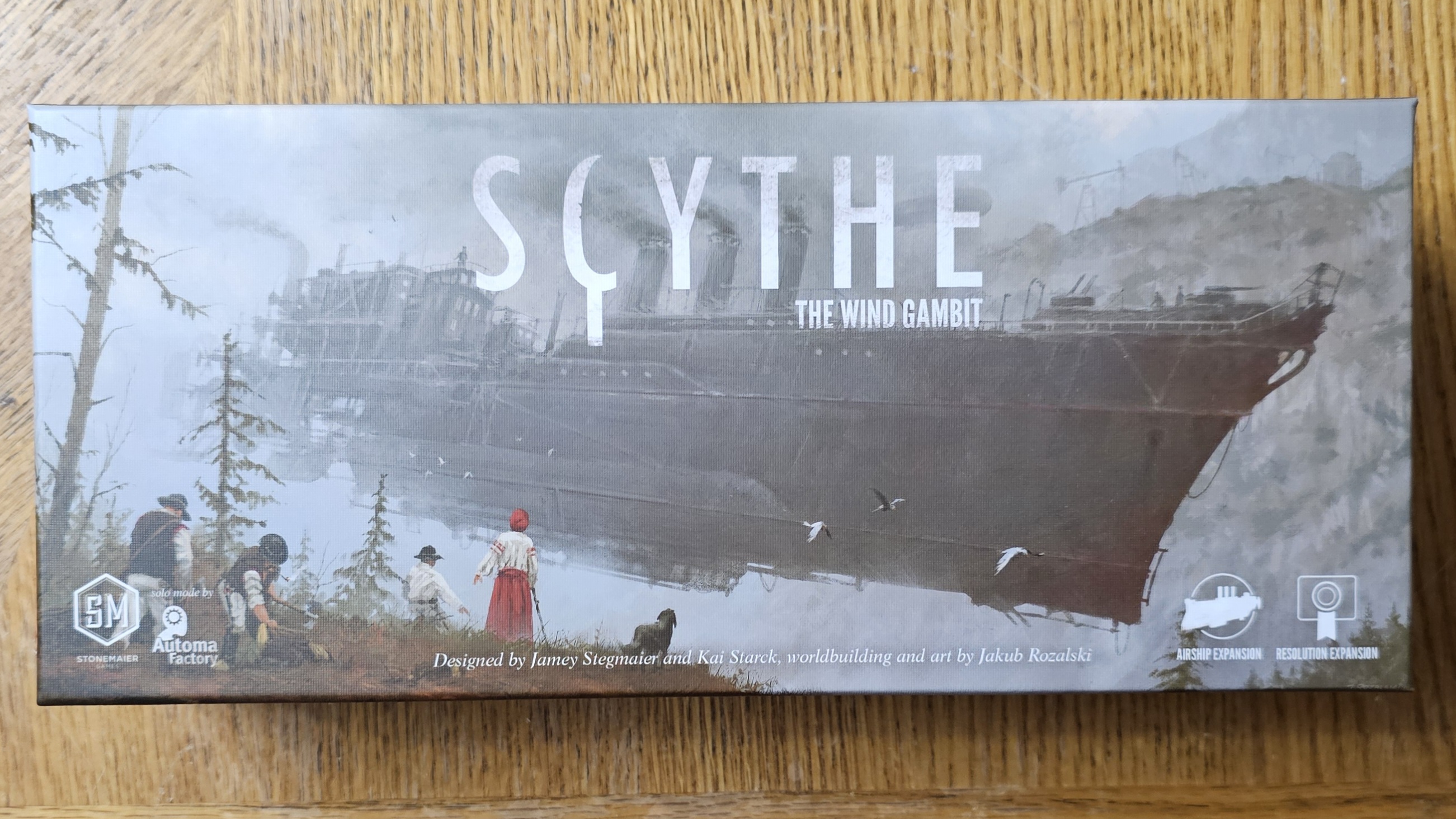 Box cover for Scythe: The Wind Gambit Expansion