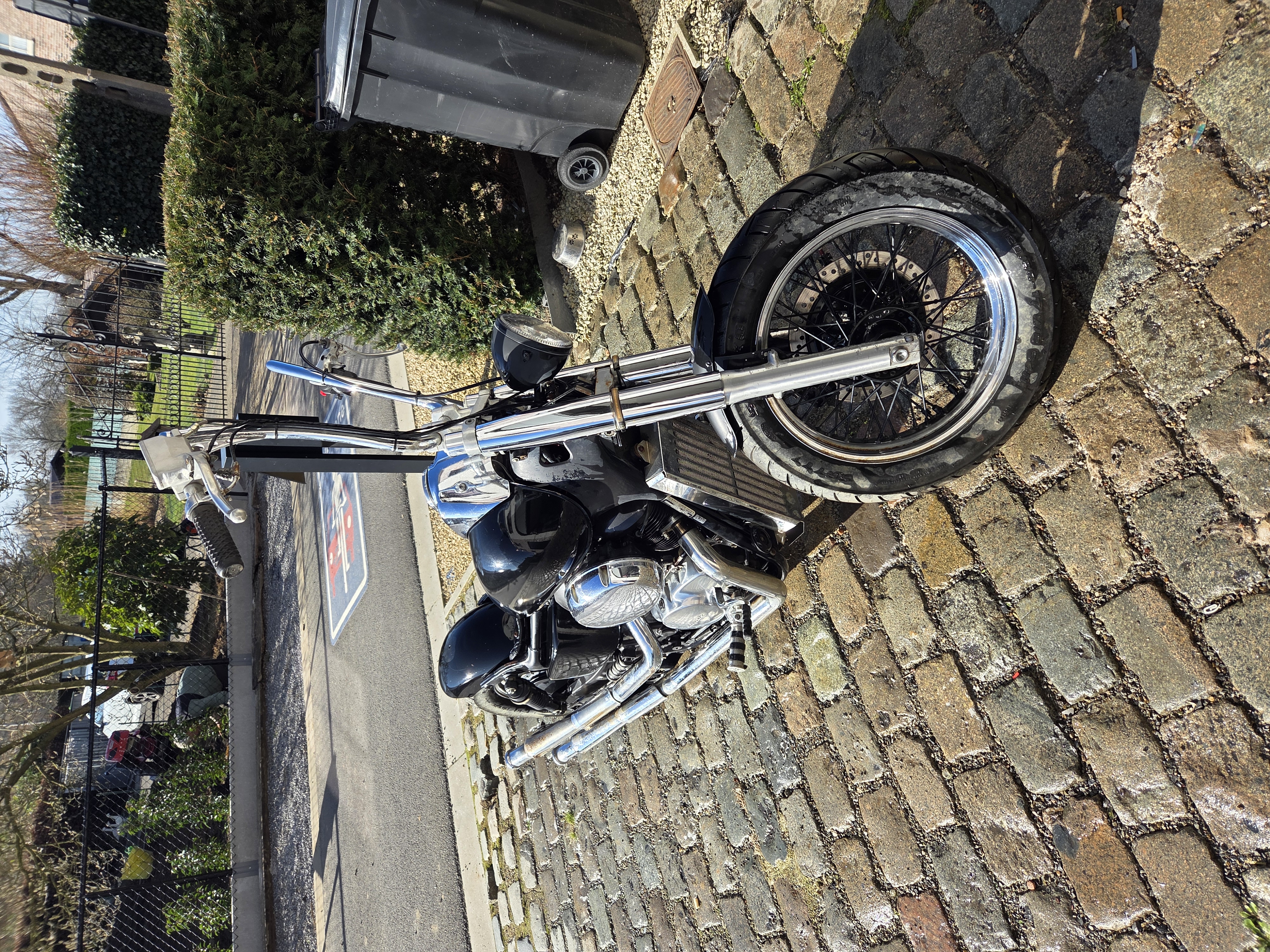 Hey New here im nathan from belgium i have a honda vt750 from the year 1997 its a work in progres i hope that i can buy the beautyfull black backdraft exhaust from tj in a couple Months when i have the Money greetings.